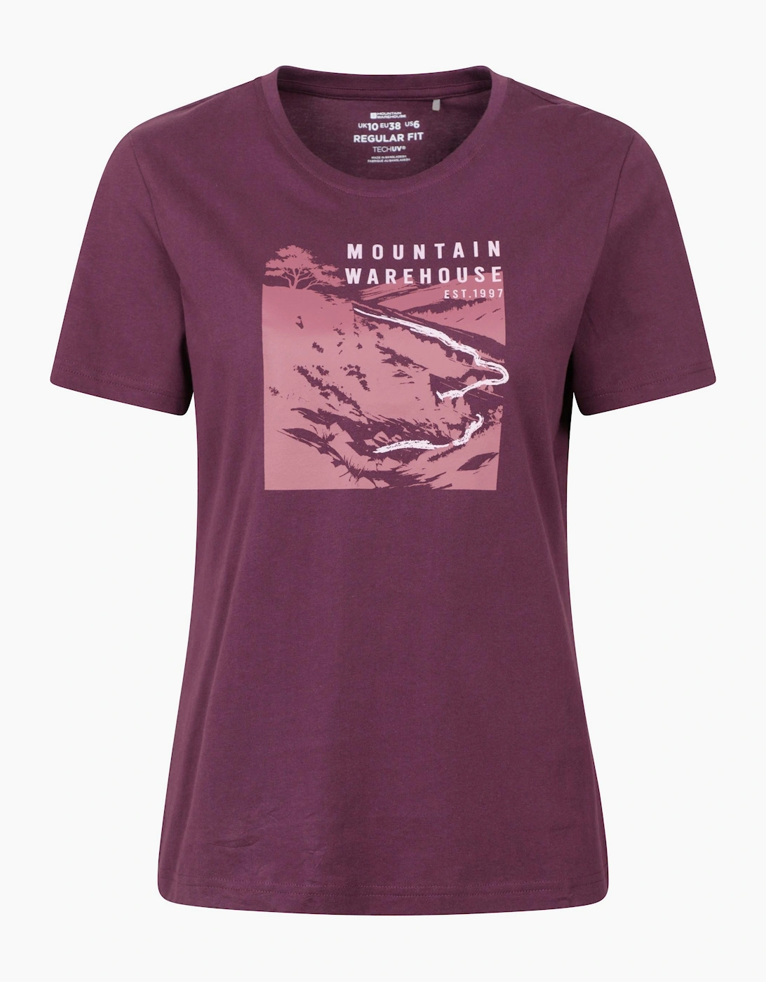 Womens/Ladies Winding Trek Printed T-Shirt, 4 of 3