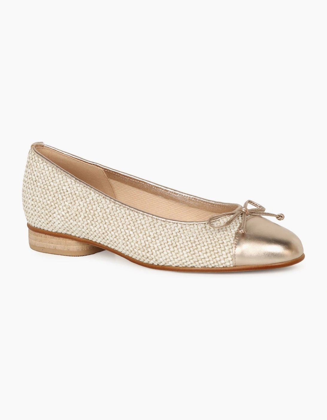 Gabor Women's Dulford Womens Ballet Pumps - Gold - Size: 6