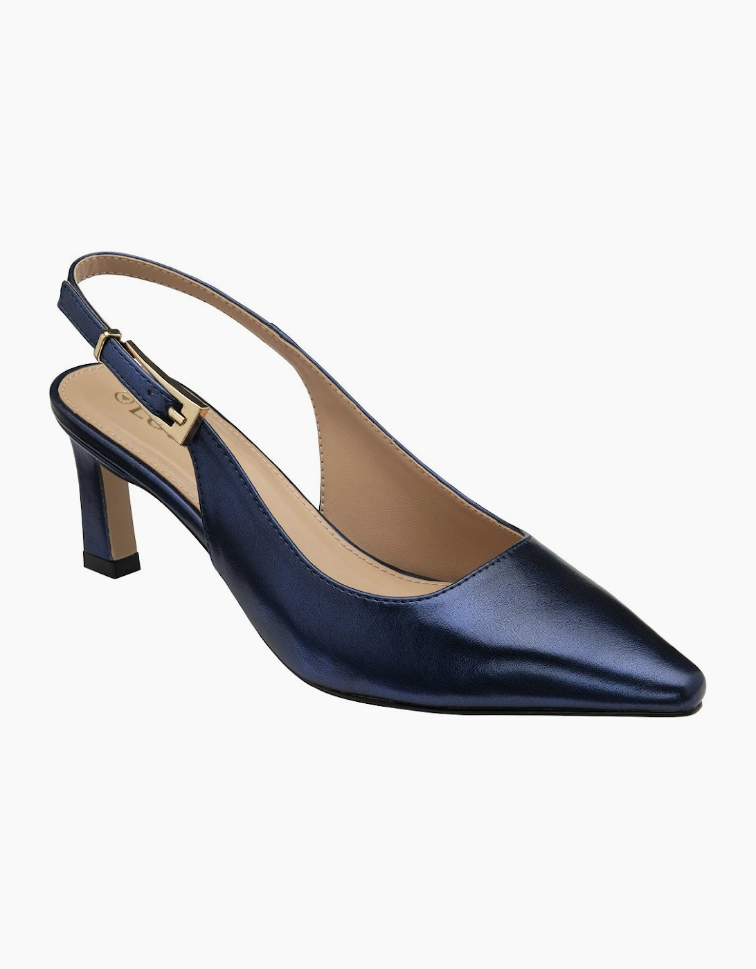 Lotus Women's Sharon Womens Slingback Court Shoes - Navy - Size: 4