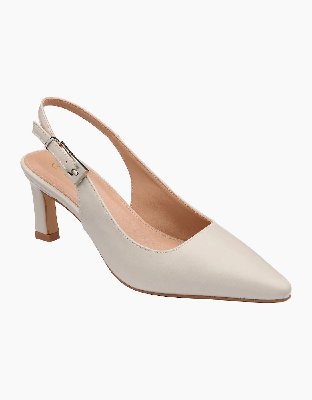Lotus Women's Sharon Womens Slingback Court Shoes - Tan - Size: 8