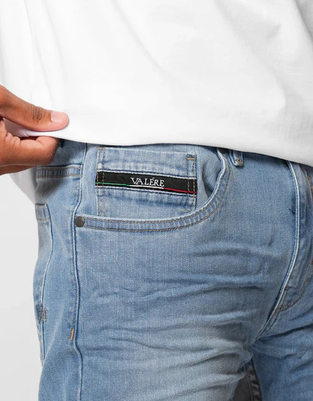 Valere Milano Lusso Clean Jeans - Light Blue