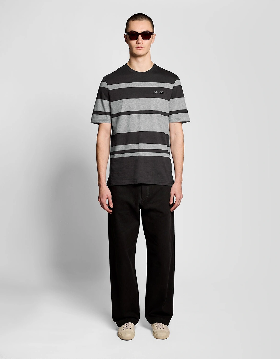 Relaxed Fit Stripe T-Shirt