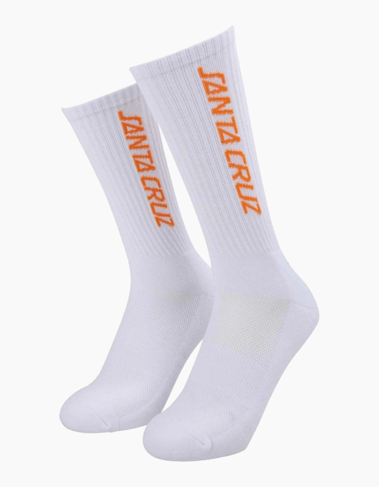 Mens Strip 3 Pack Crew Socks