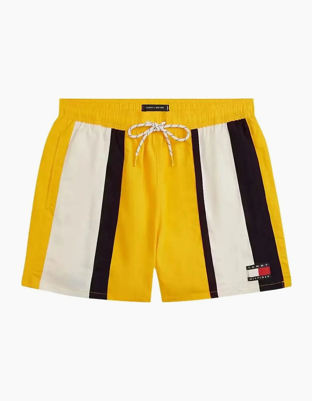 Heritage Cut-and-Sew Swim Shorts, Sunshine Yellow, 4 of 3