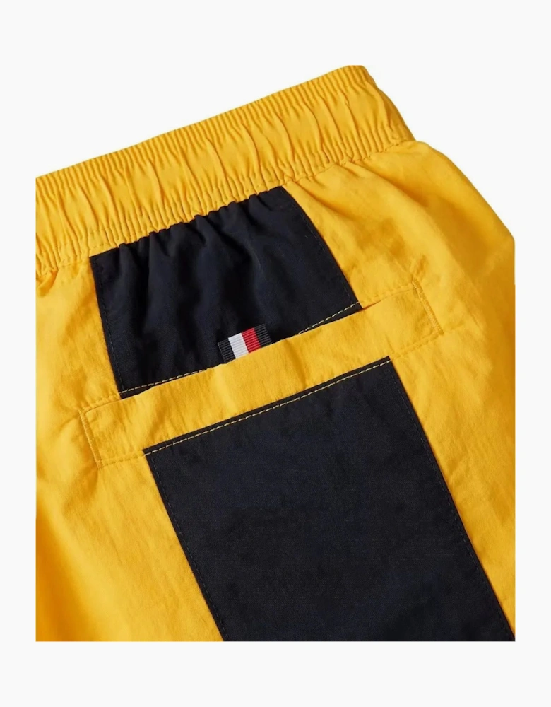 Heritage Cut-and-Sew Swim Shorts, Sunshine Yellow