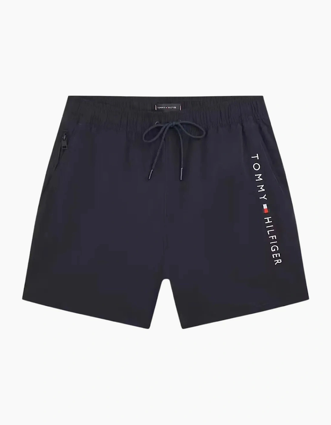 Tommy Hilfiger Men's Black Original Mid-Length Swim Shorts, Desert Sky - Size: 39/38/32