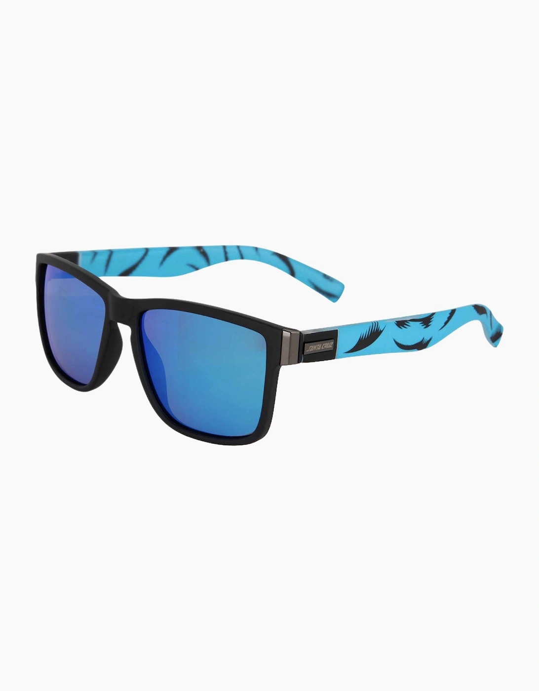 Santa Cruz Men's Black Screaming Blue Lucien Polarized Sunglasses - Size: One Size