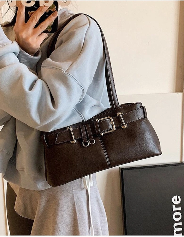 Womens/Ladies Josephine Belted Shoulder Bag