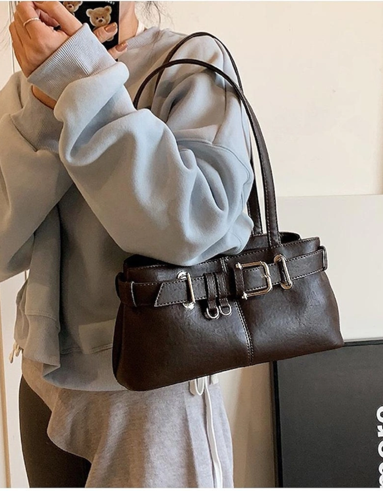 Womens/Ladies Josephine Belted Shoulder Bag