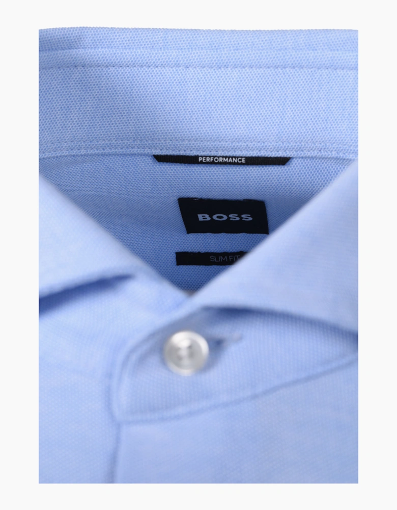 BOSS BLACK P HANK SHIRT LIGHT PASTEL BLUE