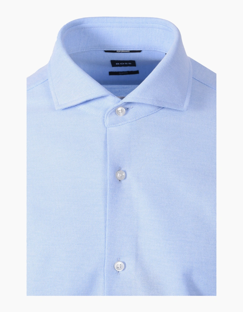 BOSS BLACK P HANK SHIRT LIGHT PASTEL BLUE