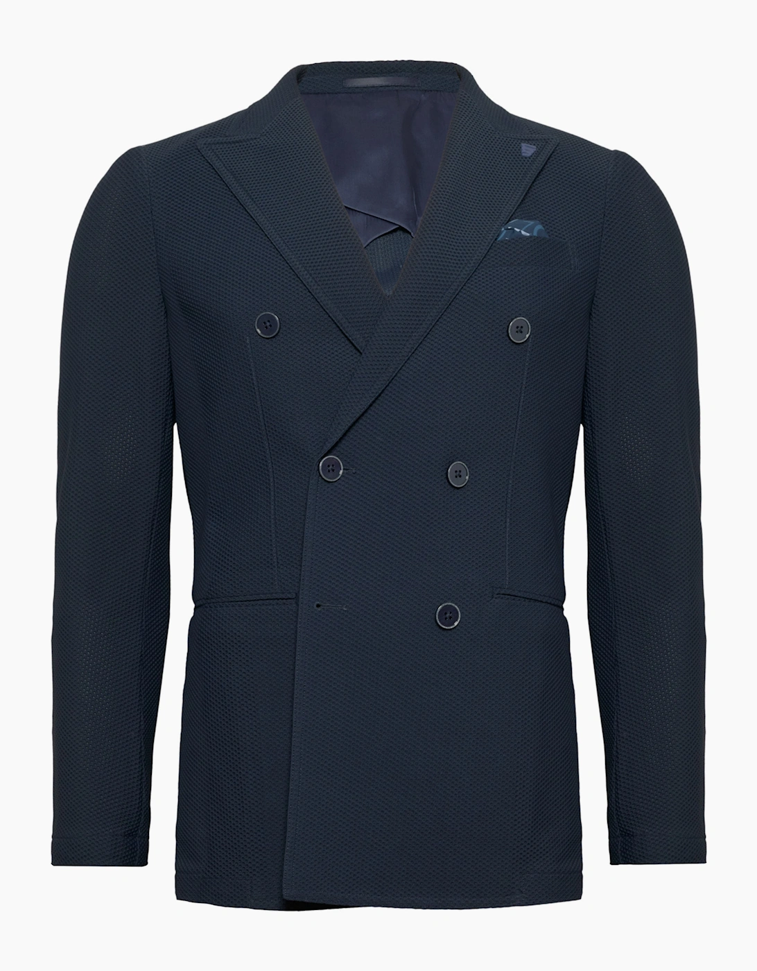 DOUBLE BREASTED TRAVEL JACKET NAVY, 3 of 2