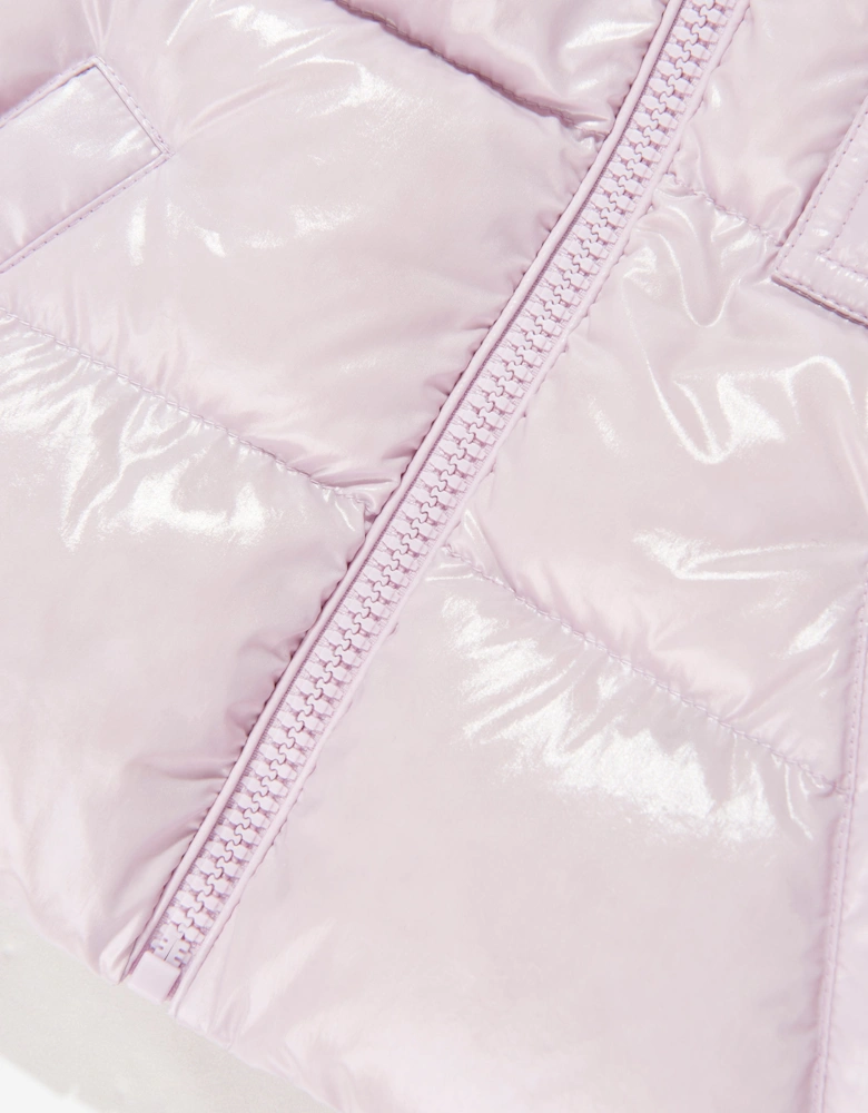 Moncler Enfant Girls Down Padded Kamile Gilet in Purple