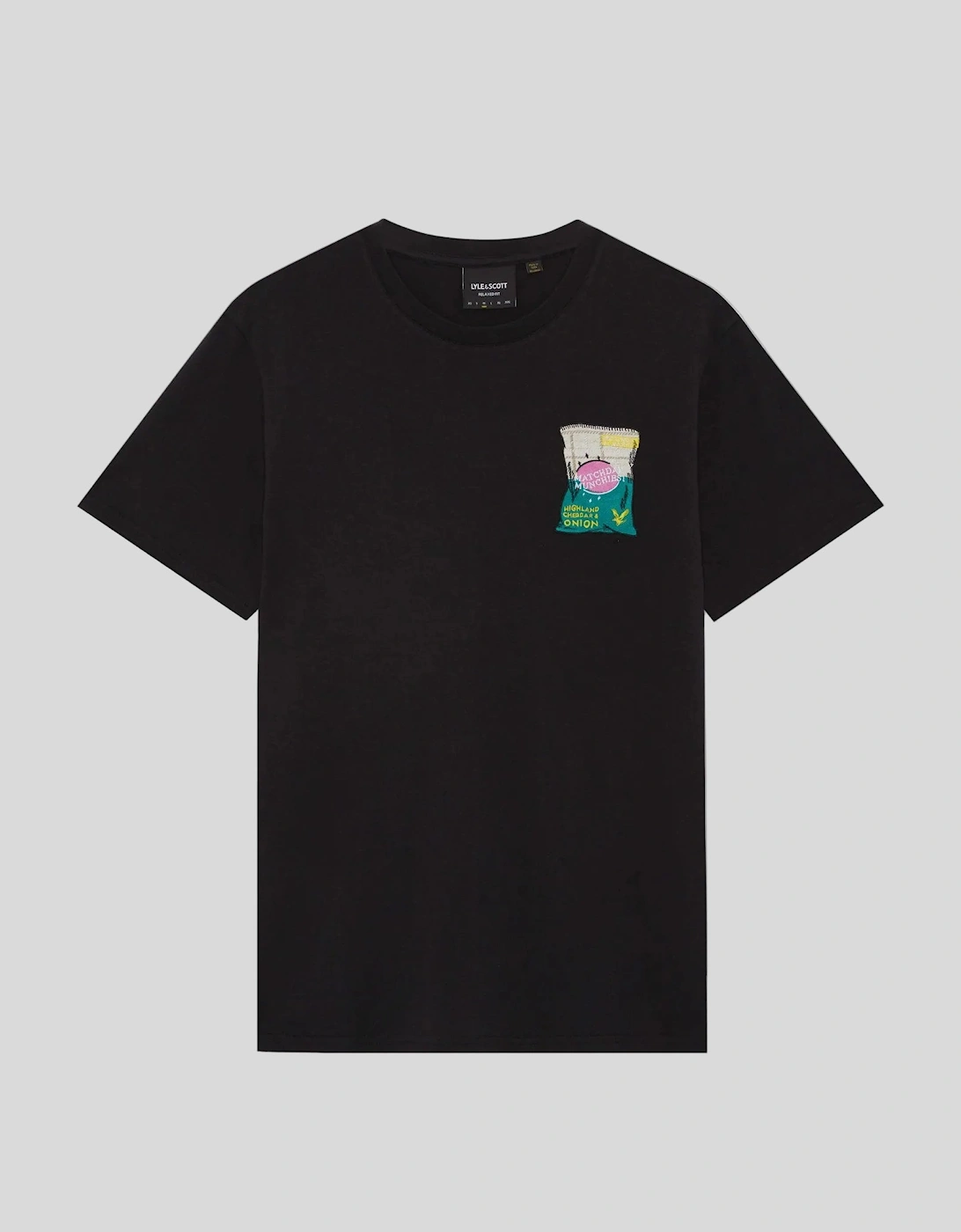 Embroidered Graphic Crew Neck T-Shirt