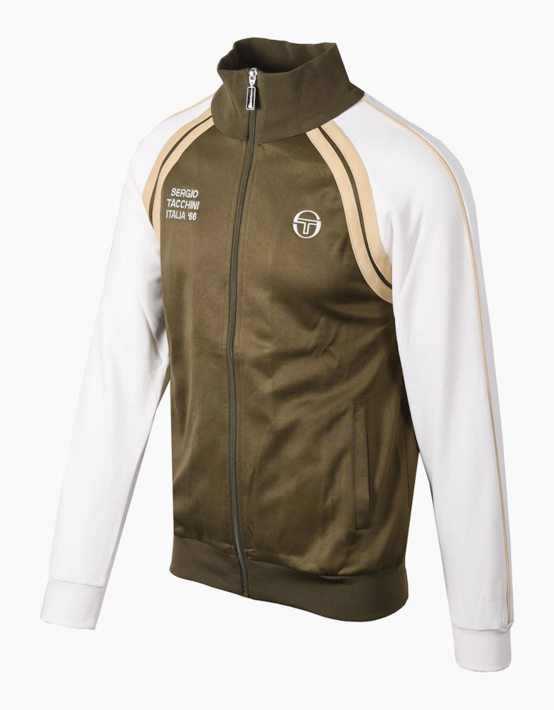 GHIBLI DAVIS TRACK TOP DARK OLIVE/GARDENIA/MOJAVE DES