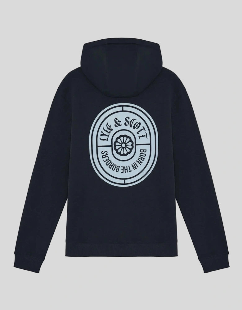 Graphic Badge Cotton Hoodie