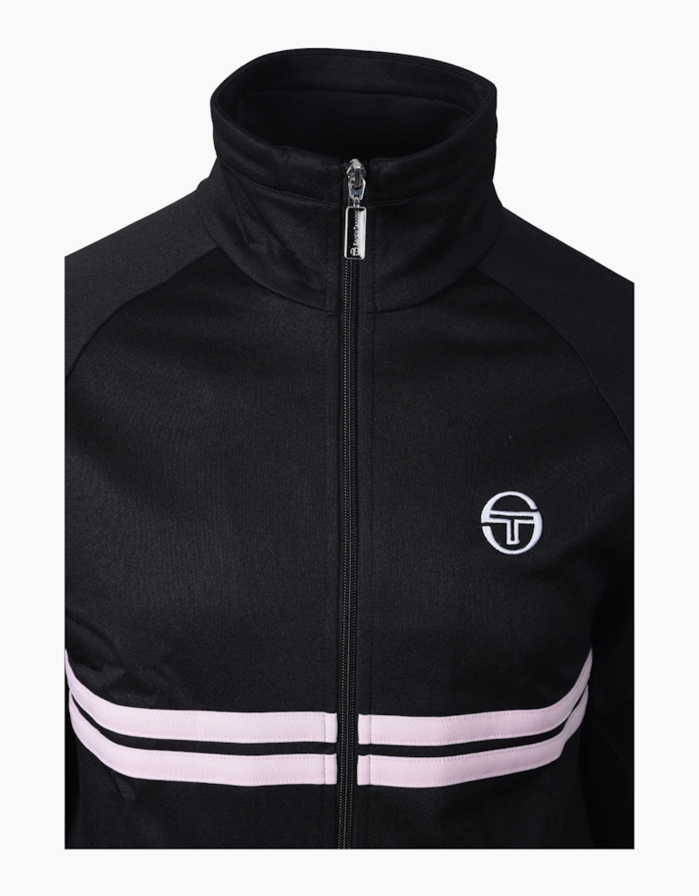 DALLAS TRACK TOP BLACK/LIGHT LILAC