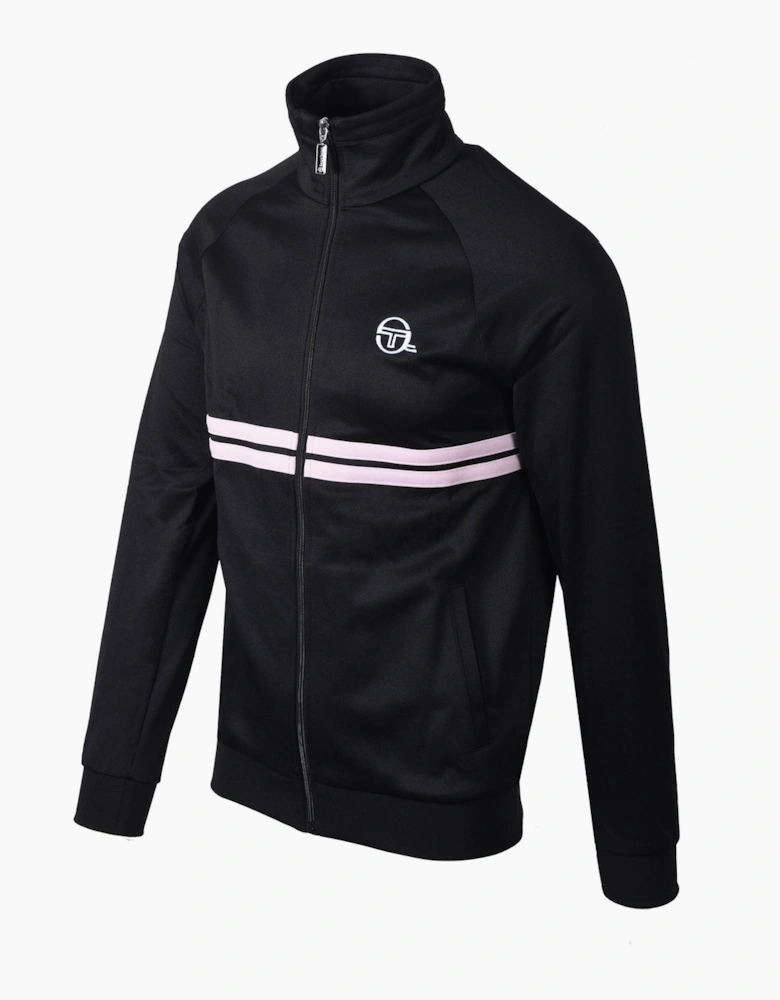 DALLAS TRACK TOP BLACK/LIGHT LILAC