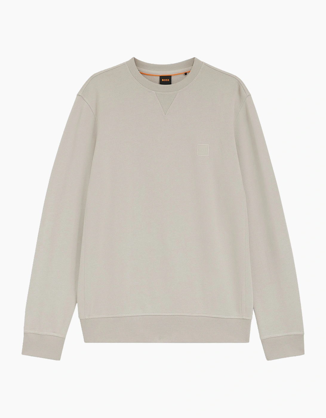 Hugo Boss Men's Grey Boss New Westart Crew Sweat  38 Medium