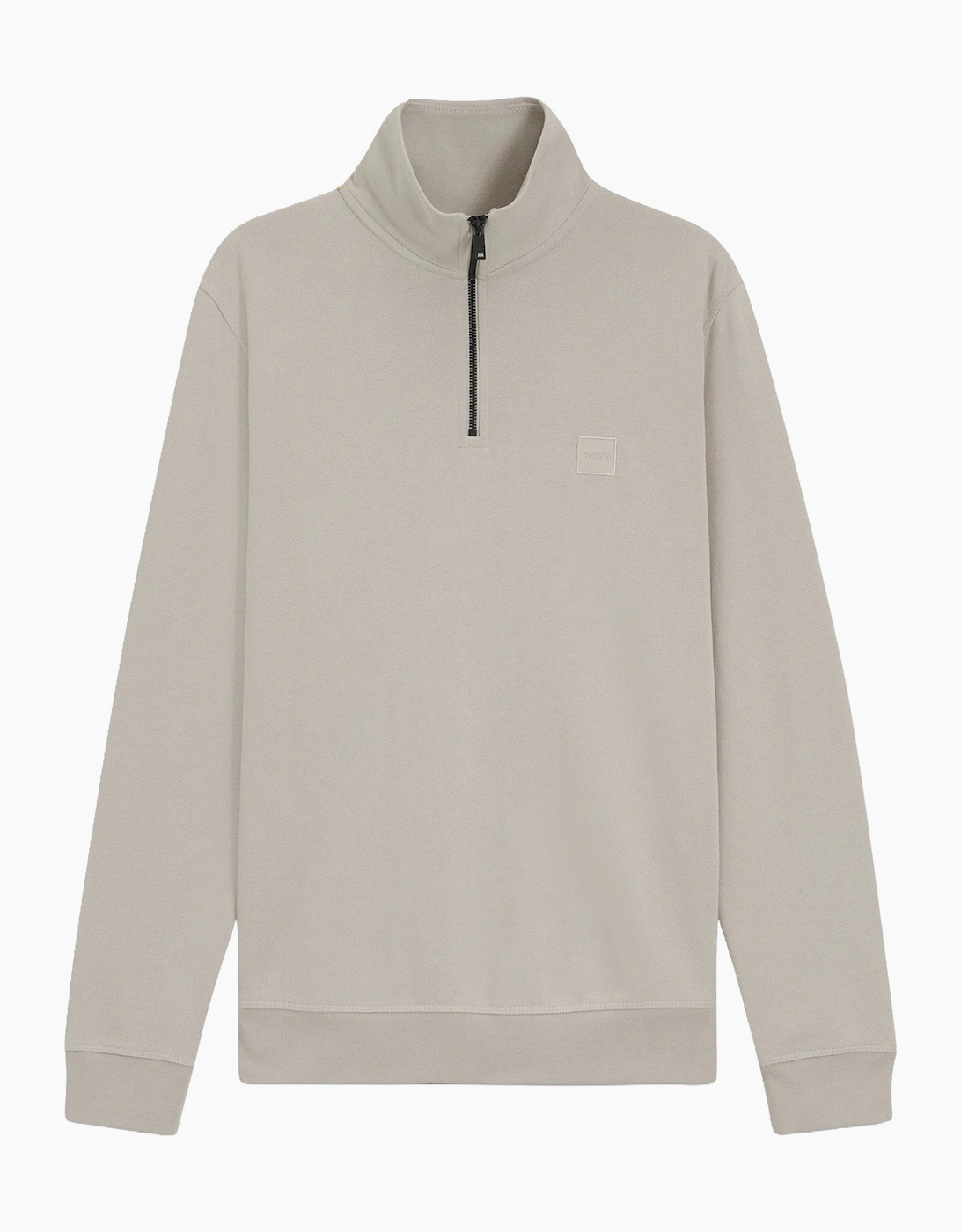 Boss Men's Boss Zetrust 1/4 Zip Sweat - Grey