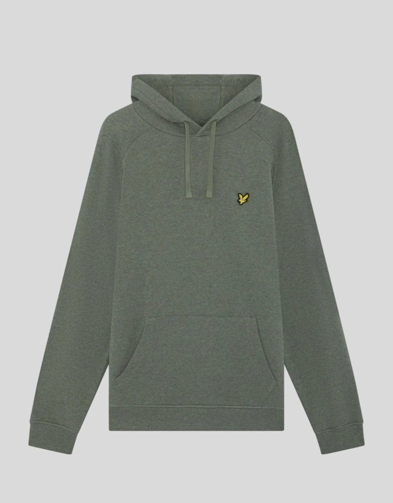 Cotton Marl Raglan Hoodie