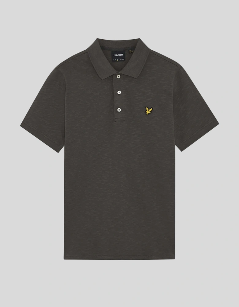 Fine Cotton Slub Polo Shirt