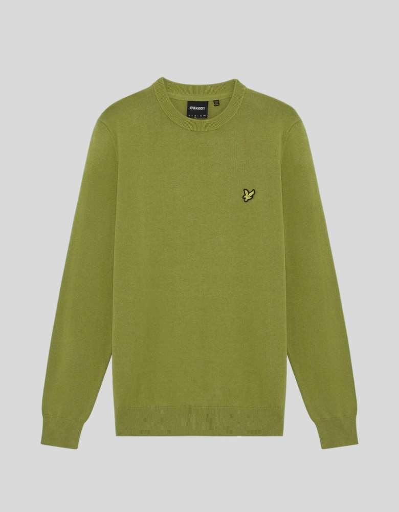 Cotton Crew Neck Jumper