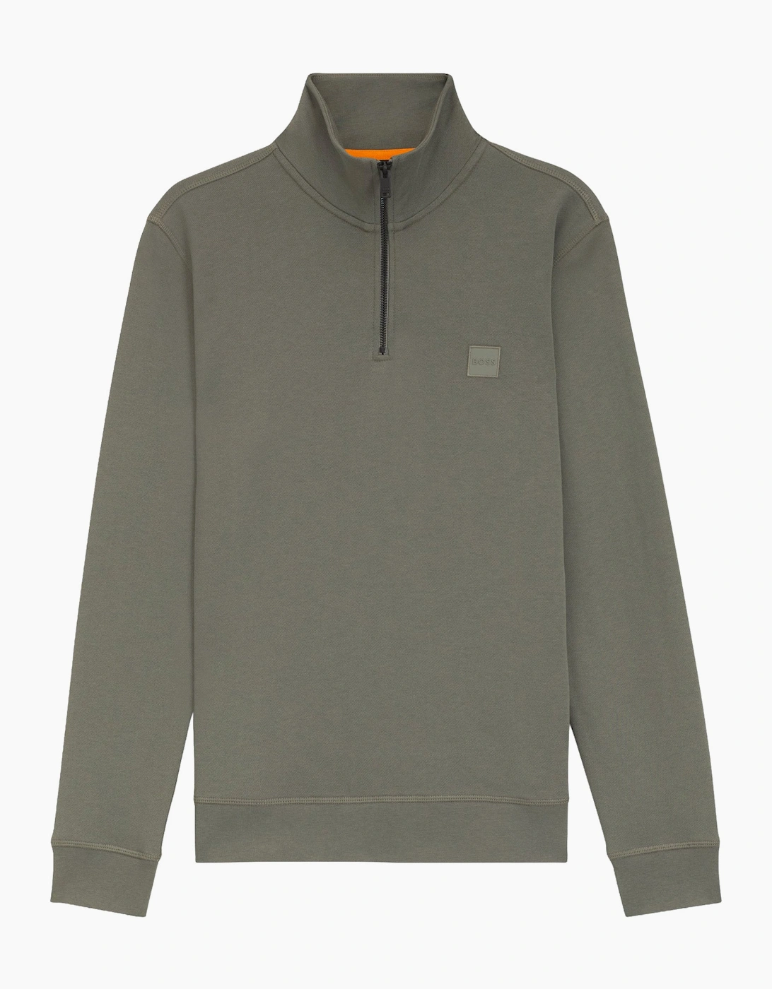 Boss Men's Boss Zetrust 1/4 Zip Sweat - Grey