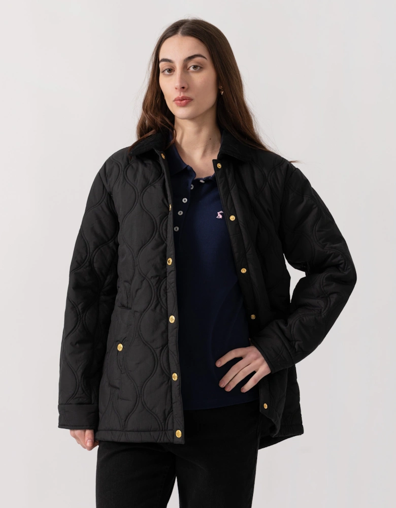 Hunter Witton Womens Quilted Jacket - Black