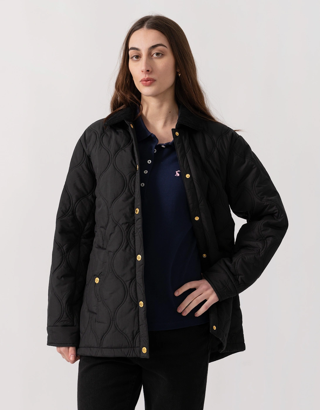 Hunter Women's Hunter Witton Womens Quilted Jacket - Black