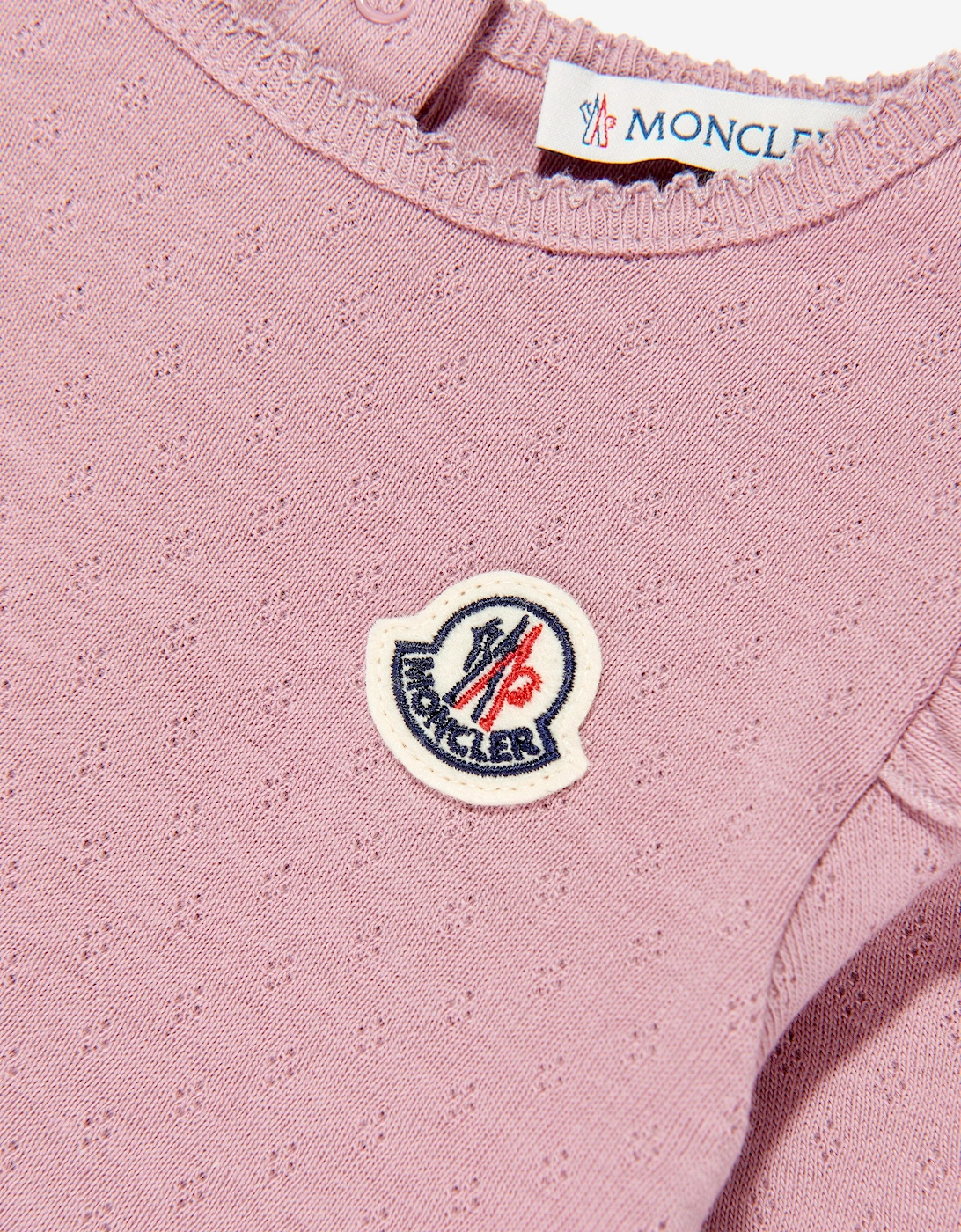 Enfant Baby Girls Long Sleeve Logo T-Shirt in Pink