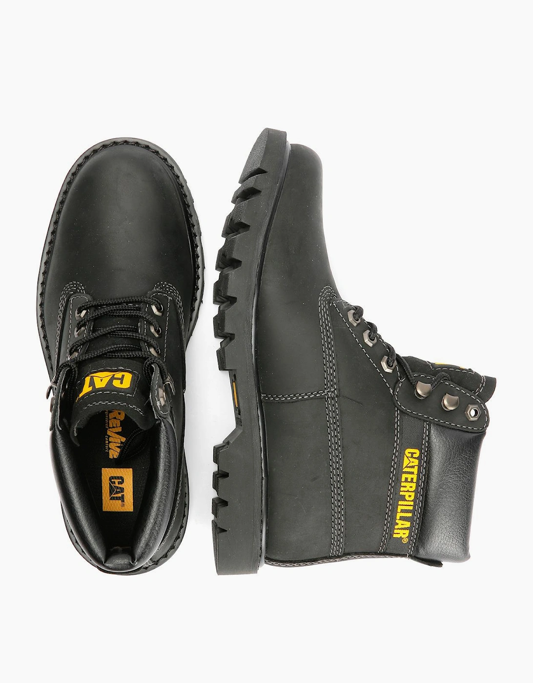 Caterpillar Colorado 2.0 Tractor Leather Men's Black Boots