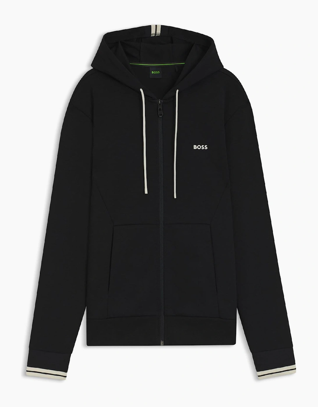 Zone Stripe Detail Zip Up Hoodie, 6 of 5