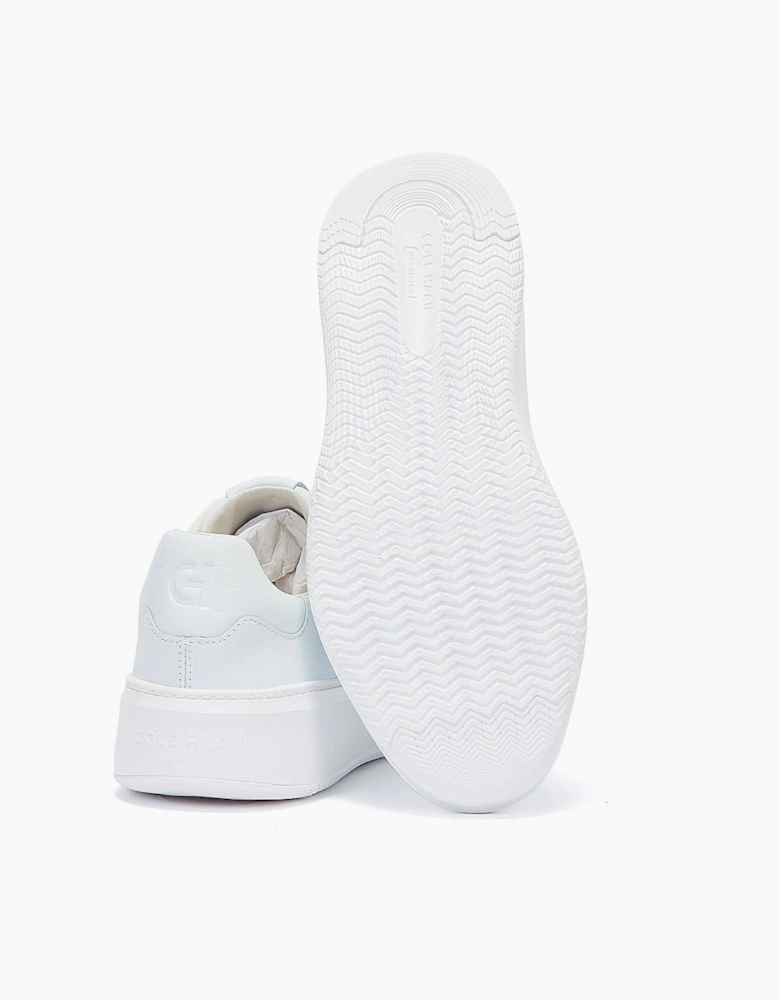 Grandprø Topspin Leather Men's Optic White Trainers