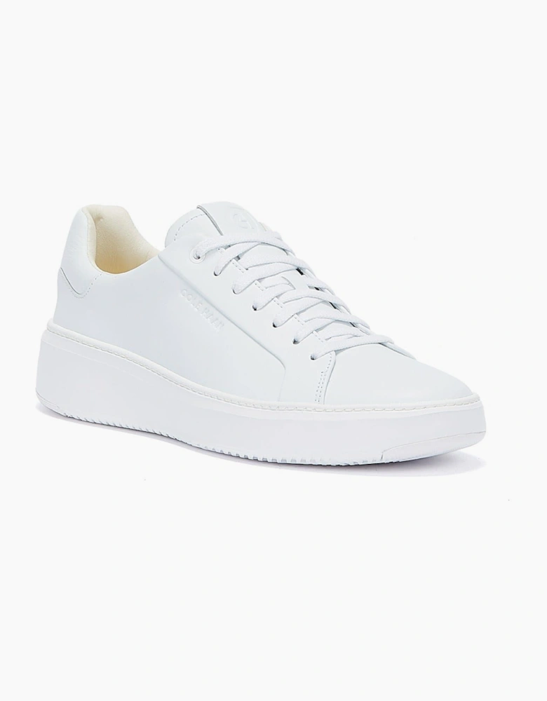 Grandprø Topspin Leather Men's Optic White Trainers