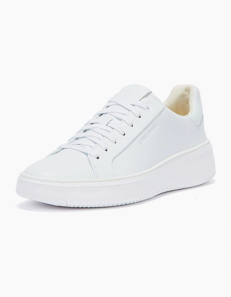 Grandprø Topspin Leather Men's Optic White Trainers