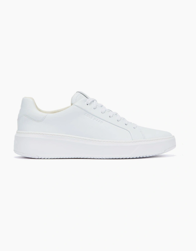 Grandprø Topspin Leather Men's Optic White Trainers