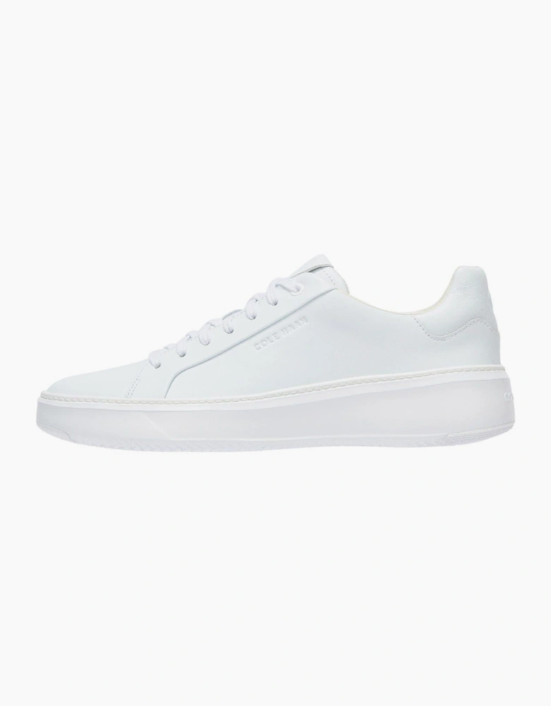 Grandprø Topspin Leather Men's Optic White Trainers