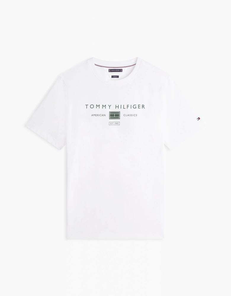 Brand Love Mono Stack Mens T-Shirt - White