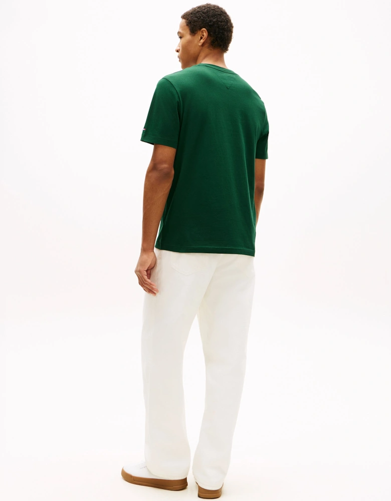 Brand Love Mono Stack Mens T-Shirt - Nocturnal Green