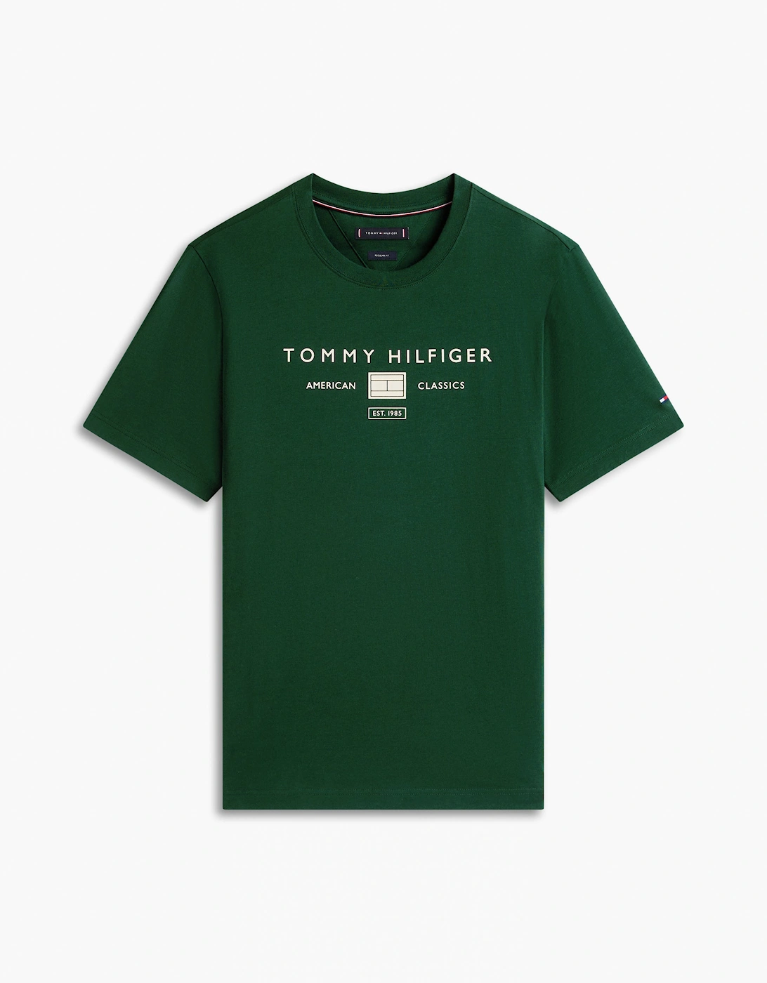 Brand Love Mono Stack Mens T-Shirt - Nocturnal Green