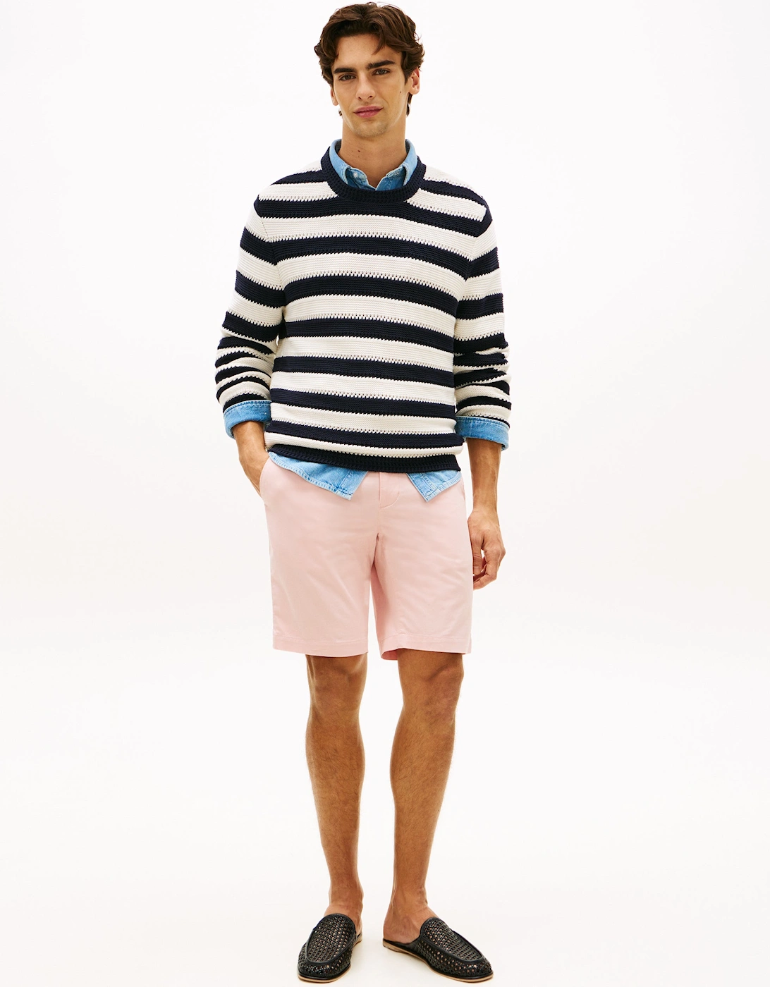 Denton 9.5 Inch Essential Mens Twill Shorts - Delicate Petal