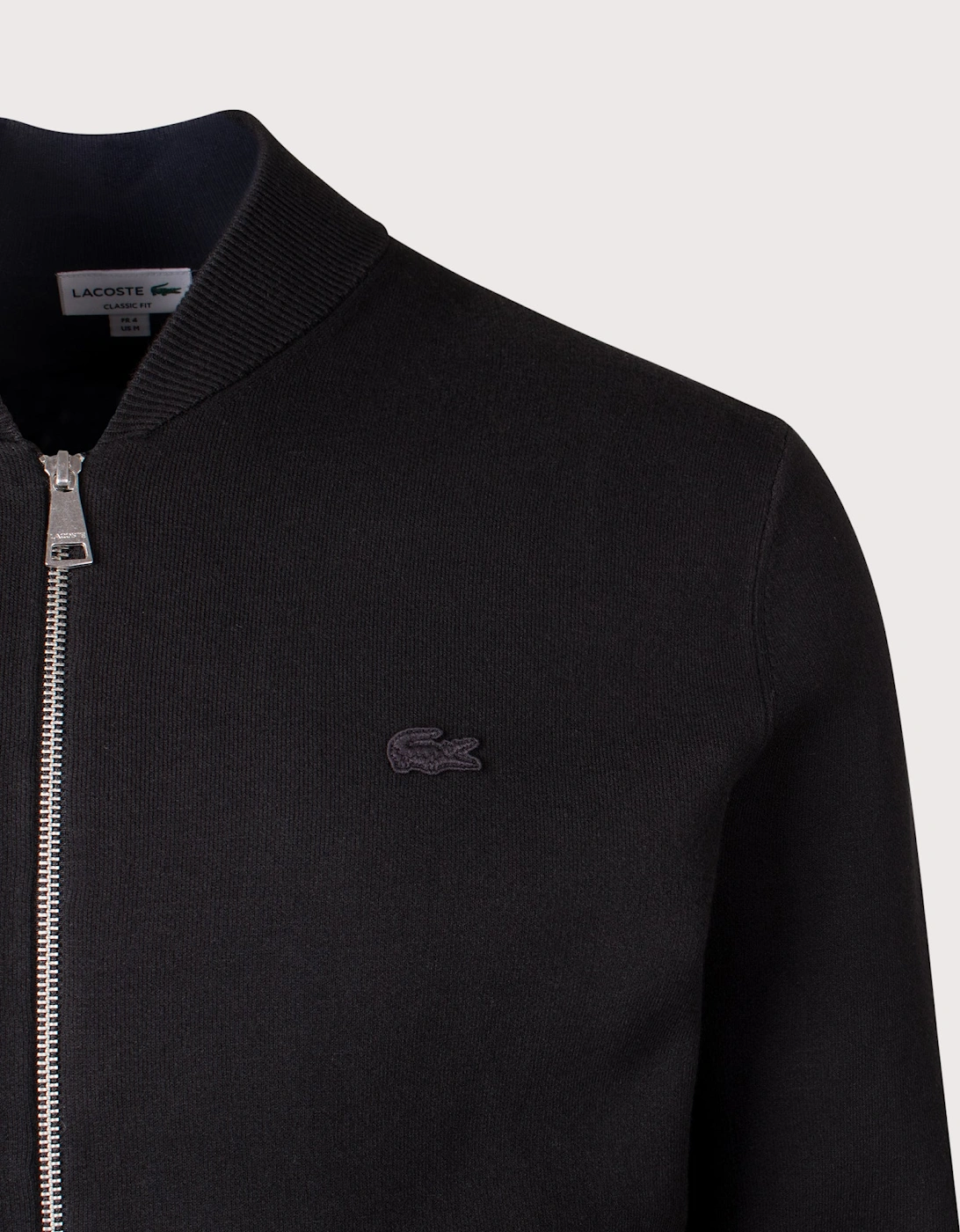 Zip Through Double Knit Bomber Jacket