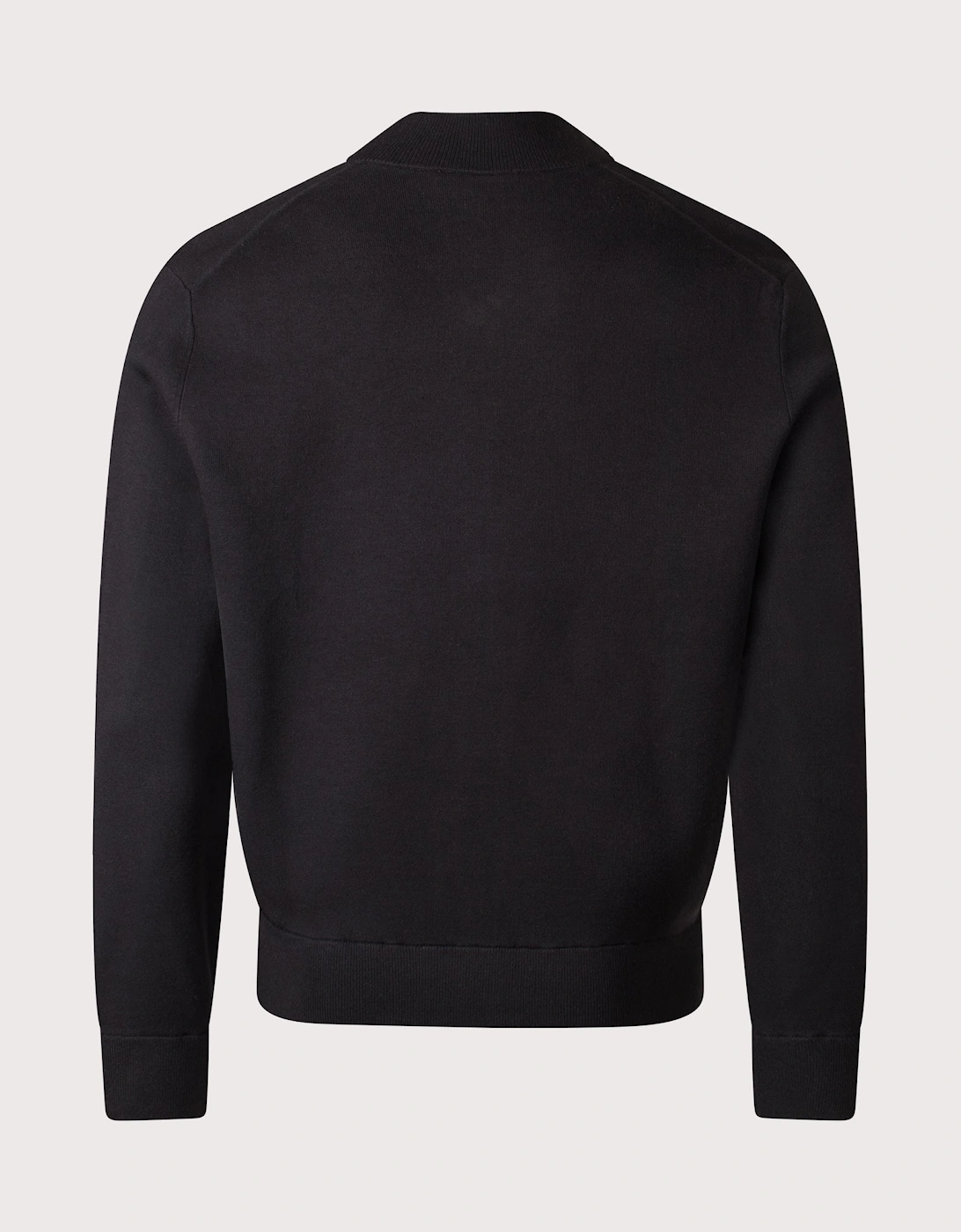 Zip Through Double Knit Bomber Jacket