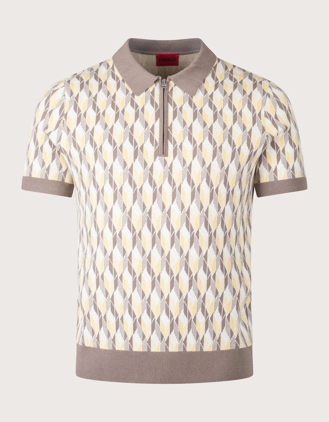 Seomo Zip Neck Polo Shirt, 3 of 2