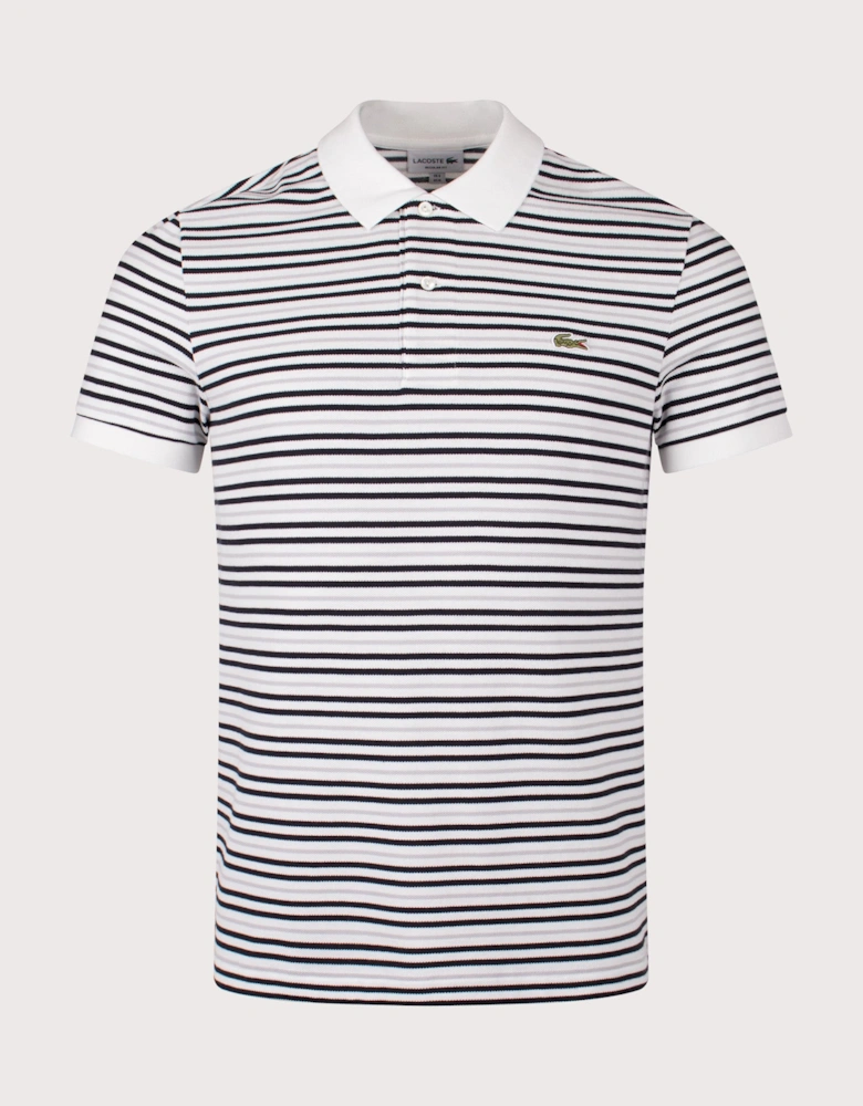 Striped Petit Piqué Polo Shirt