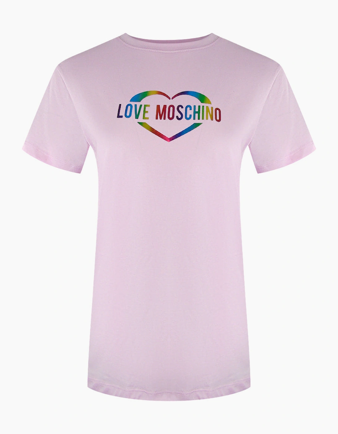 Multi Colour Heart Logo Pink T-Shirt, 4 of 3