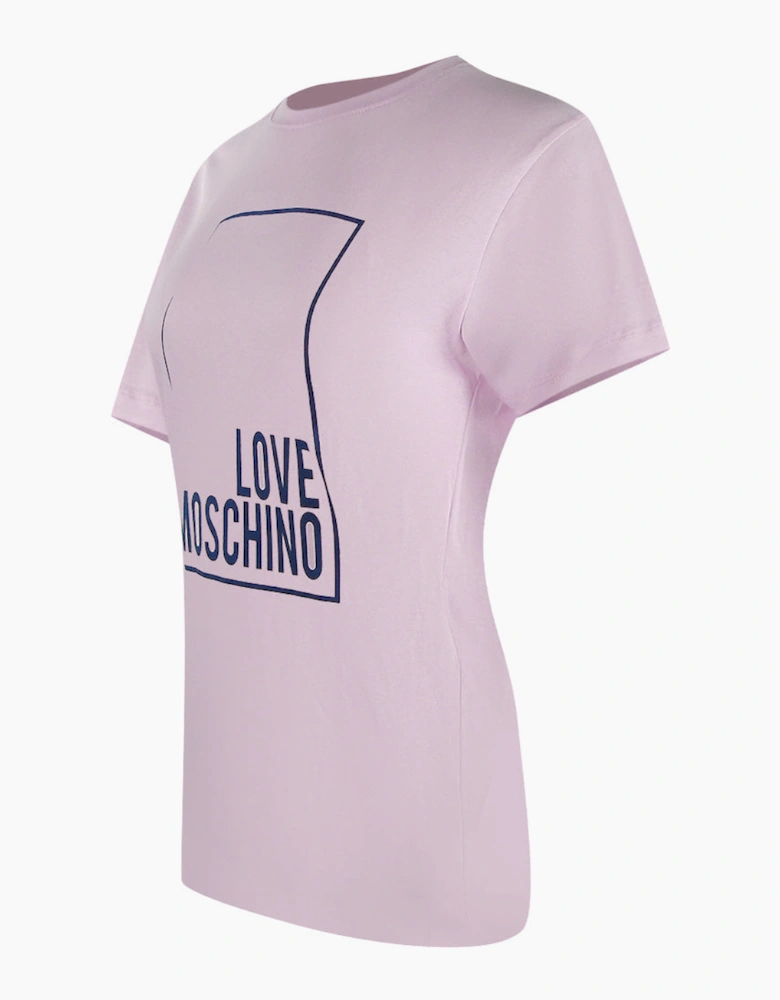 Box Logo Pink T-Shirt