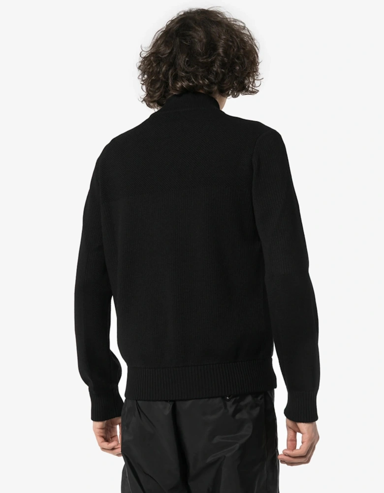 Hybridge Knit Jacket Black