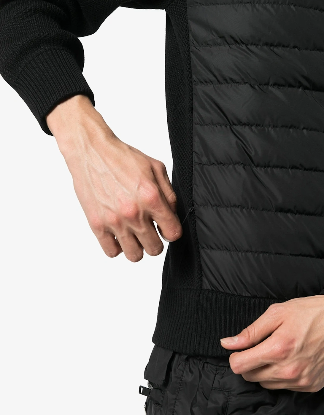 Hybridge Knit Jacket Black